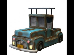 cartoon car 3D-Modell