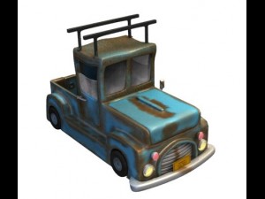 cartoon car 3D-Modell