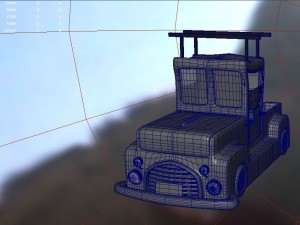 cartoon car 3D-Modell