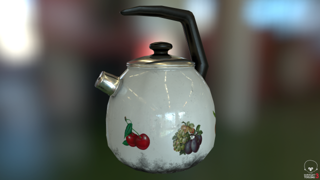 kettle Model 3D .c4d .max .obj .3ds .fbx .stl .blend 