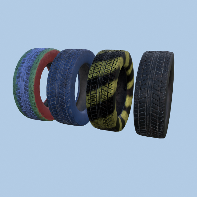 tire Modèle 3D .c4d .max .obj .3ds .fbx .stl .blend 