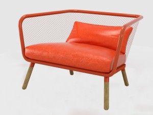 honken bla station armchair Model 3D