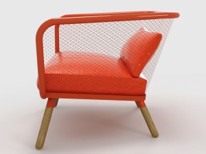 honken bla station armchair Model 3D