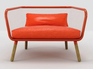 honken bla station armchair 3D Model