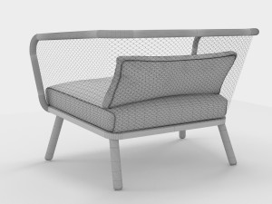 honken bla station armchair Model 3D