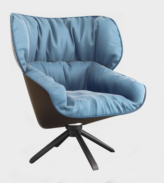 bb italia tabano chair 3D Model .c4d .max .obj .3ds .fbx .stl .blend 