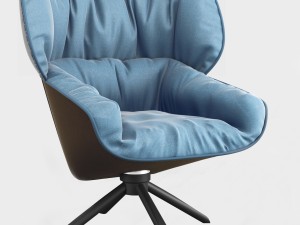 bb italia tabano chair 3D Model