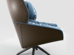 bb italia tabano chair 3D Model