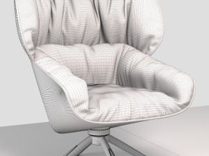 bb italia tabano chair 3D Model