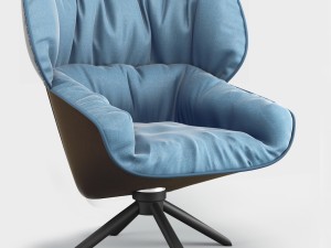 bb italia tabano chair 3D Model