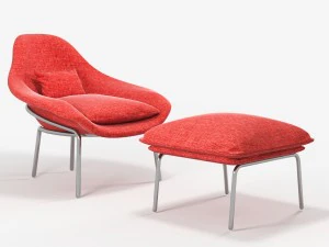 silla de serbal de olmo occidental Modelo 3D