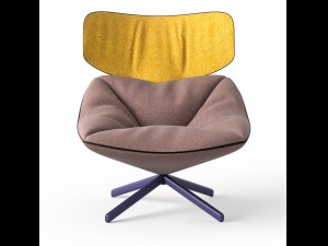tortuga lounge chair 3D 모델
