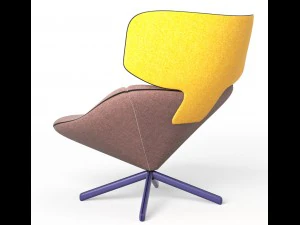 tortuga lounge chair 3D Model