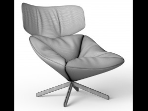 tortuga lounge chair 3D 모델