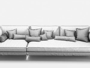 collection sofa saba livingston 3D Model