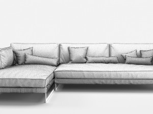 collection sofa saba livingston Modello 3D