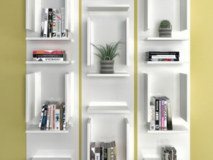 book shelf libreria fifty cattelan italia 3D 모델