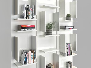 book shelf libreria fifty cattelan italia 3D 모델