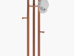 China-Holzregal 3D Modell