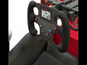 Racing game simulator chair evolution f1 3D Model
