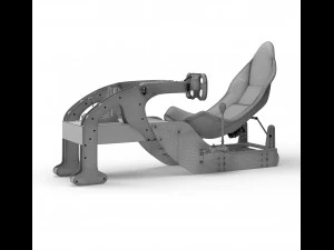 Racing game simulator chair evolution f1 3D Model