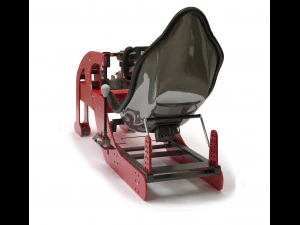 Racing game simulator chair evolution f1 3D Model