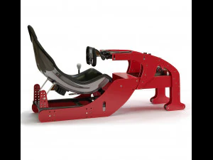 Racing game simulator chair evolution f1 3D Model