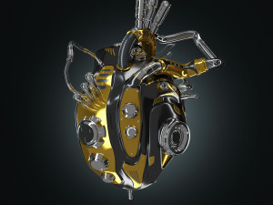 bionic robot heart 3D Model
