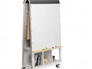 arc de mobilier de bureau mobile par syst&egrave;mes de t&acirc;ches Modèle 3D