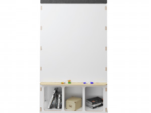 arc of mobile office furniture by task systems 3D Модель