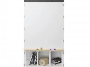 タスクシステムによるモバイルオフィス家具の弧 3Dモデル