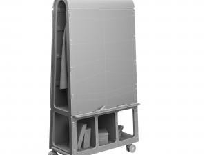 arc of mobile office furniture by task systems 3D Модель