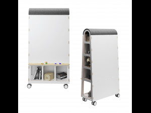 arc of mobile office furniture by task systems 3D Модель