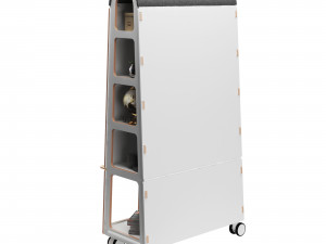 arc of mobile office furniture by task systems 3D Модель