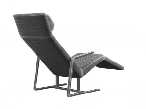 lounge chair 72 lounger by wogg 3D Model