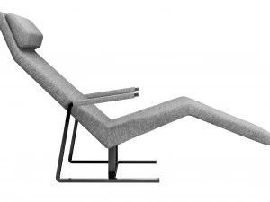 lounge chair 72 lounger by wogg 3D Model