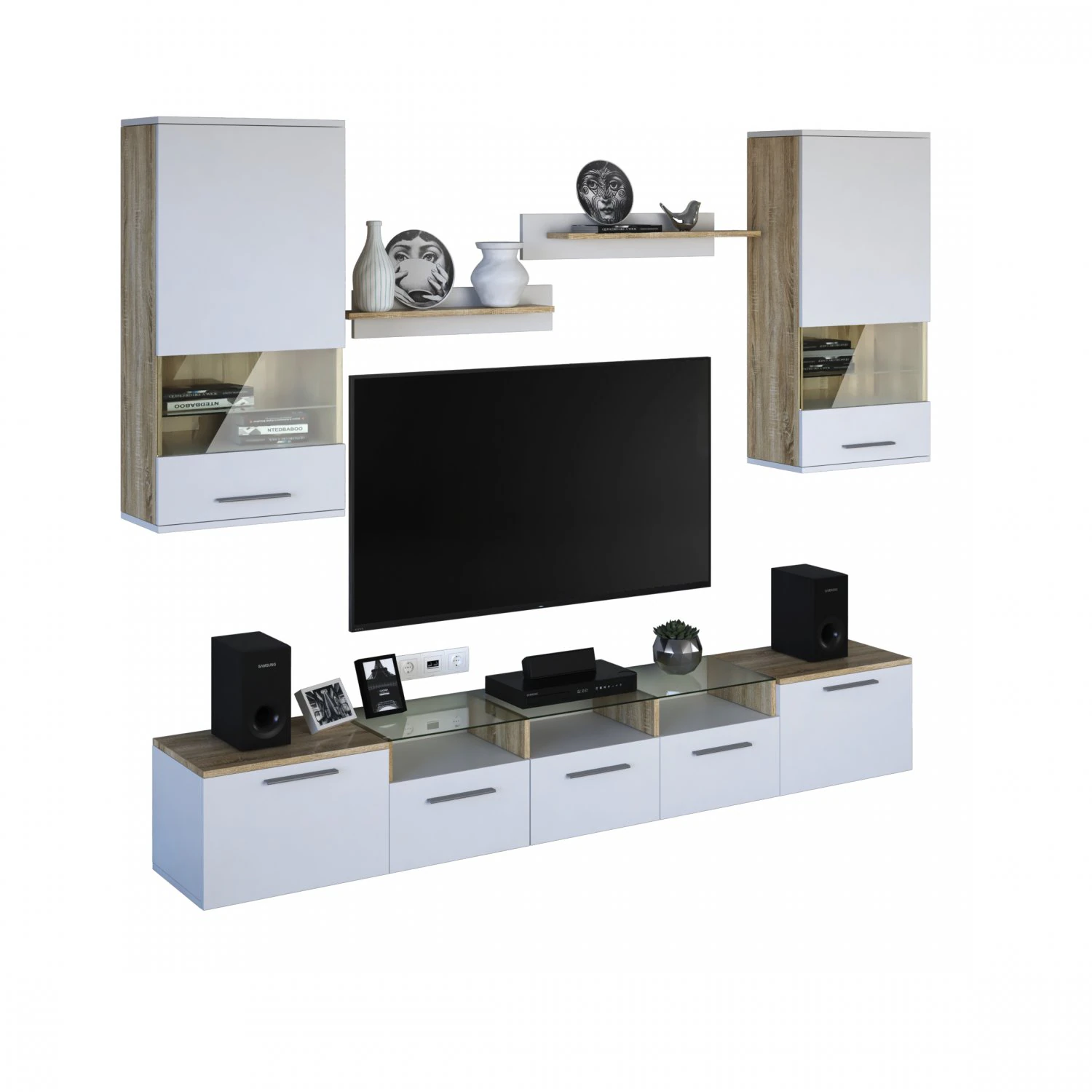 tv cabinet denver 3D Model .c4d .max .obj .3ds .fbx .stl .blend 