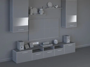 tv cabinet denver 3D Model