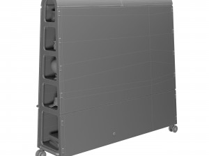 arc 2 of mobile office furniture by task systems Modèle 3D