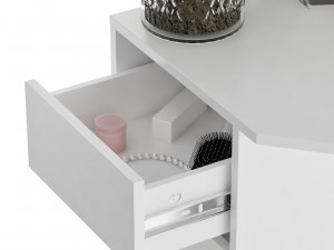 makeup dressing corner table Model 3D