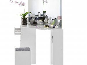 makeup dressing corner table Model 3D