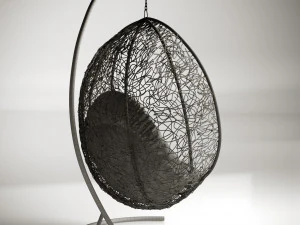 3d swing cocoon hanging rotan chair 3D Model