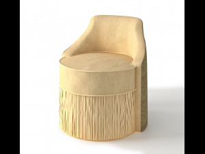 3d chair sciura by dimorestudio model 3D Модель