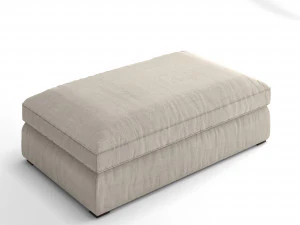 3d belgian coffee ottoman 3D Model