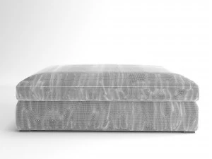 3d belgian coffee ottoman 3D Model