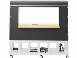 arc 3 of mobile office furniture by task systems Modèle 3D