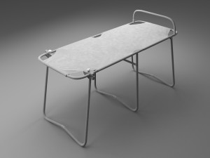 military bed 3D Model