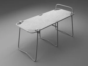 military bed 3D Model