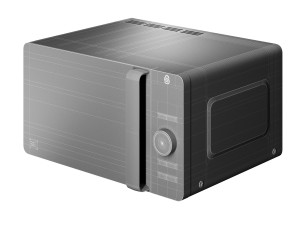 Swan 20L Nordic Digital Microwave 3D Model