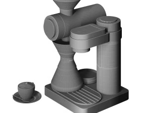 Gevi Smart Pour-over Coffee Machine 2 color versions 3D Model